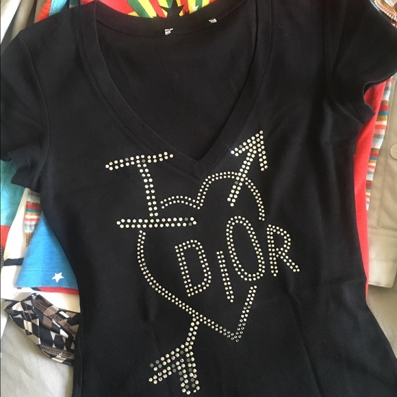 dior bling shirt